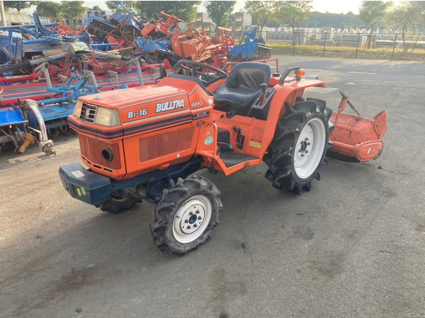 中古】クボタ 乗用型農用トラクター ZB1-16 ロータリー B1-16D