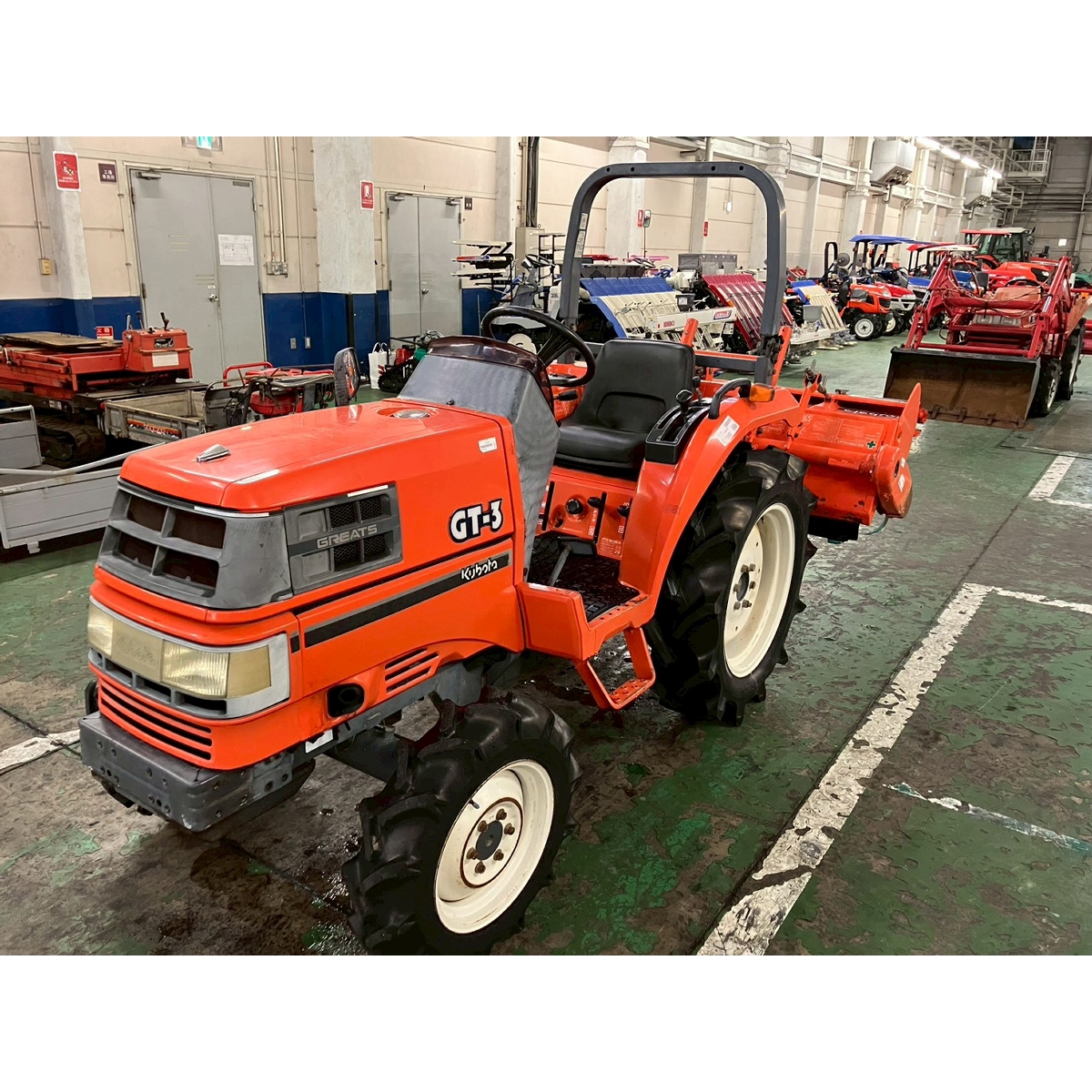 クボタ　21馬力ディーゼルエンジントラクターGT-3　日置市　伊集院町 クボタ~KUBOTA:GT-3: 中古トラクター◇21馬力整備済み◇稼働時間393