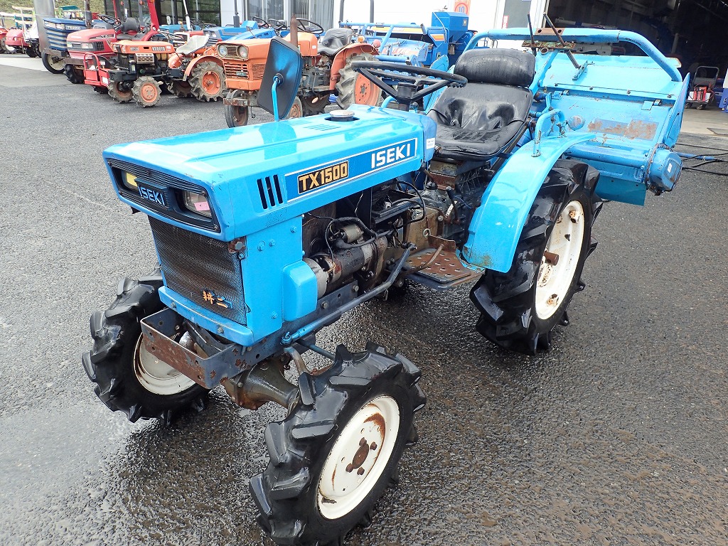イセキ4駆トラクター動作品tx1500f Tractors ISEKI TX1500F - FARM MART