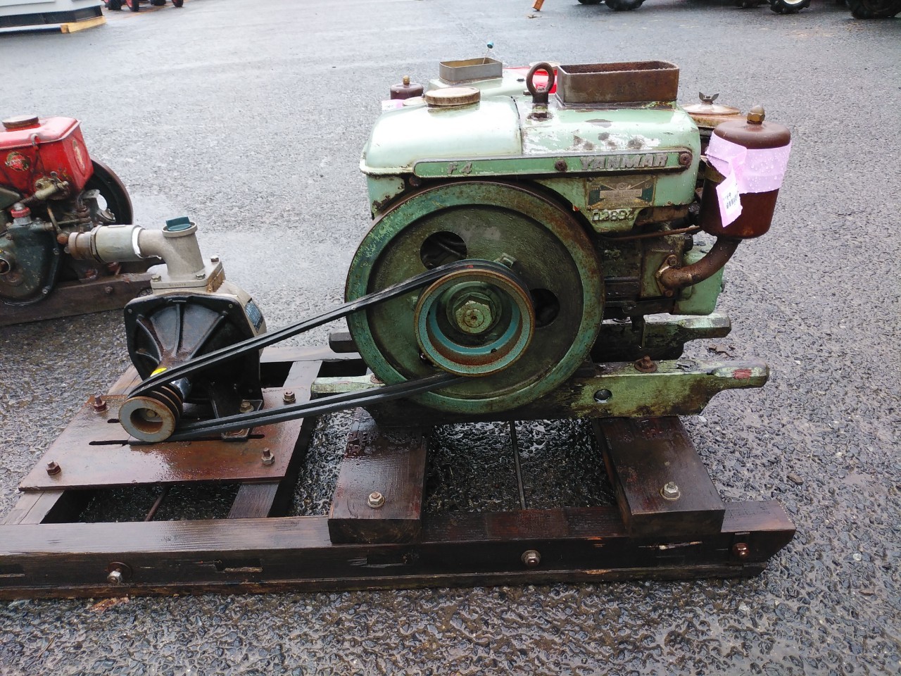 ヤンマー発動機F4 整備済み　実動品　自然の色(緑) Other Farm Machinery YANMAR F4 - FARM MART