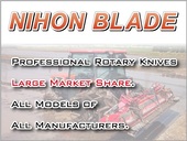 NIHON BLADE ロータリー爪 SPARE ROTARY KNIVES