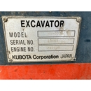KUBOTA ミニユンボ 